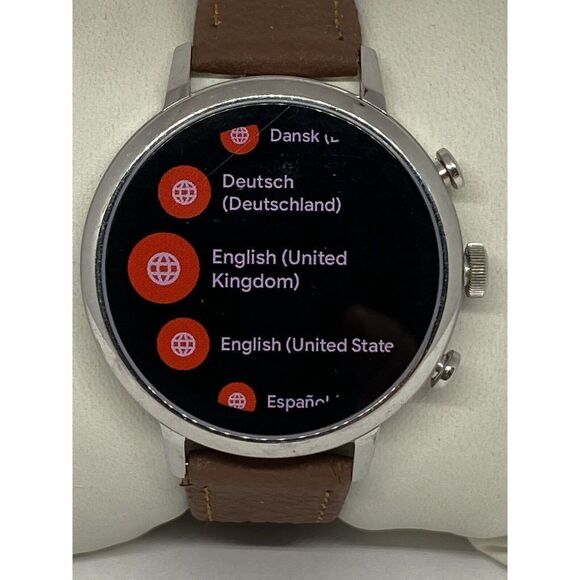 Fossil Gen 4 Authentic Digital Dial Smart Watch Custom Band FTW6017 DC107 - Picture 2 of 12